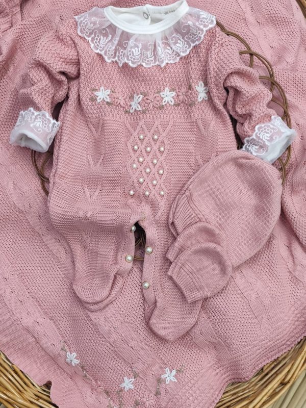 Kit Saída de Maternidade em Tricô Premium