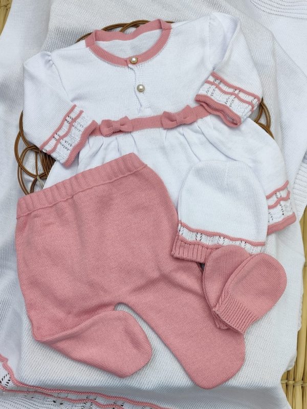 Kit Saída Maternidade em Tricô